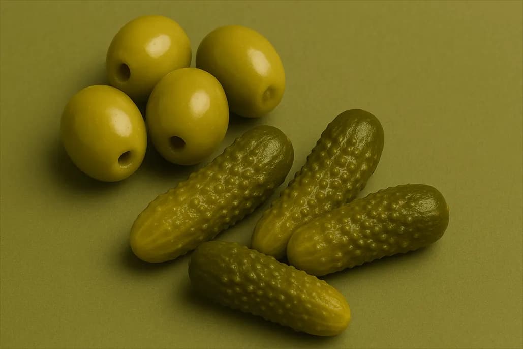 Olives, Pickles